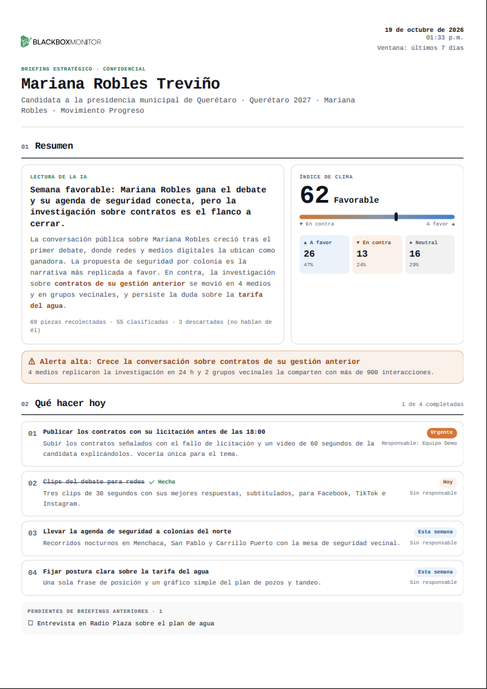 Reporte Ejecutivo Auditoría BBX